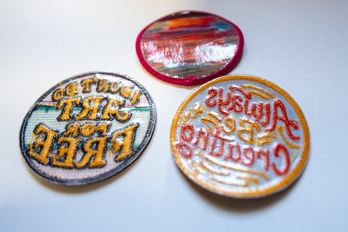 Artist Patches - Set of 3 (Iron-on/Sew-on)